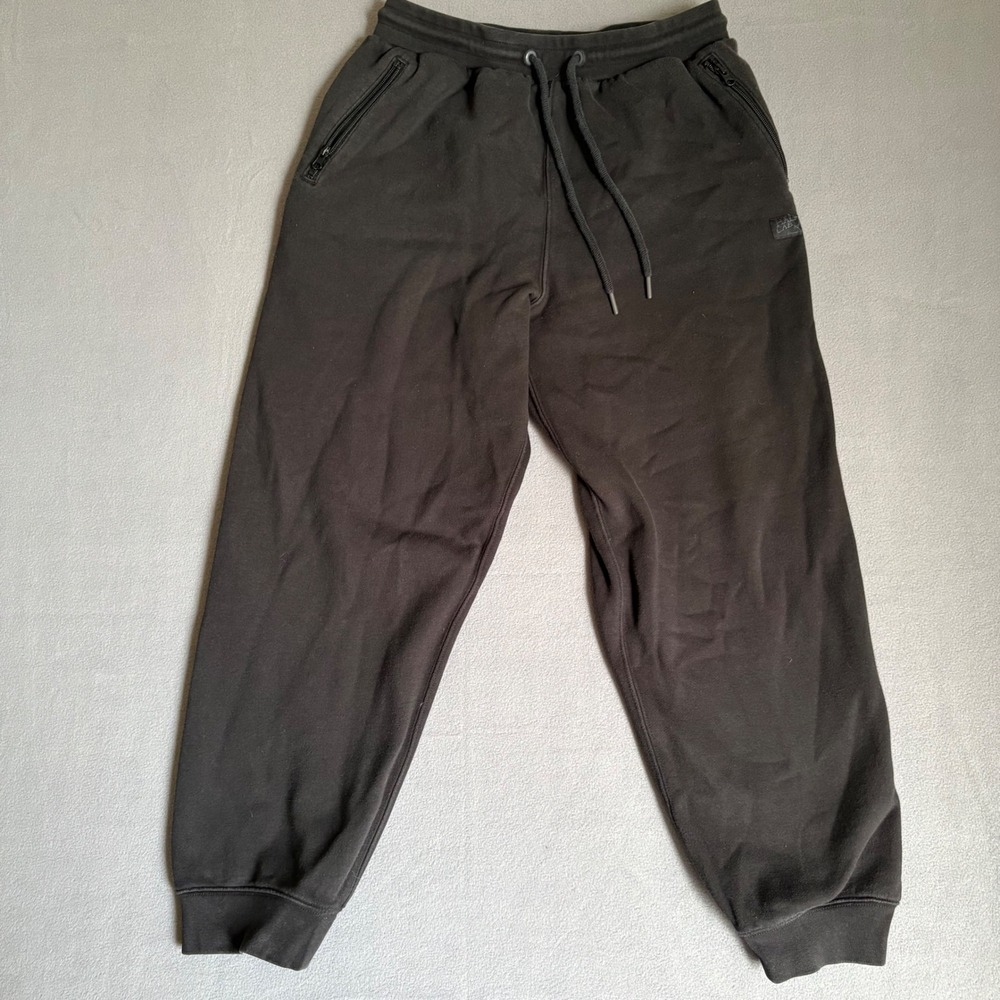 Vans Half Cab Sweatpants Mens Small Black Loose Fit Zipper Pockets